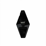 Crystal Faceted AAA Quality Black Starfish Pendant 14mm