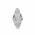 Crystal Faceted AAA Quality Clear Starfish Pendant 14x6mm 